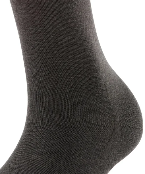 FALKE Softmerino dames kniekousen, bruin (dark brown)