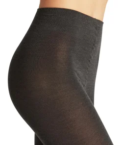FALKE Softmerino dames panty, anthra.mel