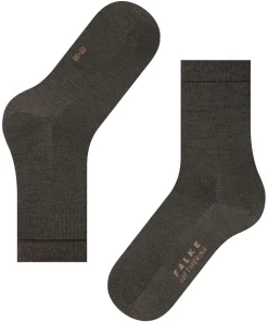FALKE Softmerino damessokken, bruin (dark brown)