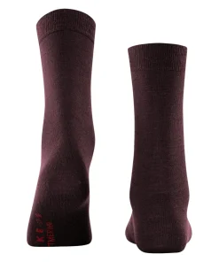 FALKE Softmerino damessokken, donkerrood (barolo)