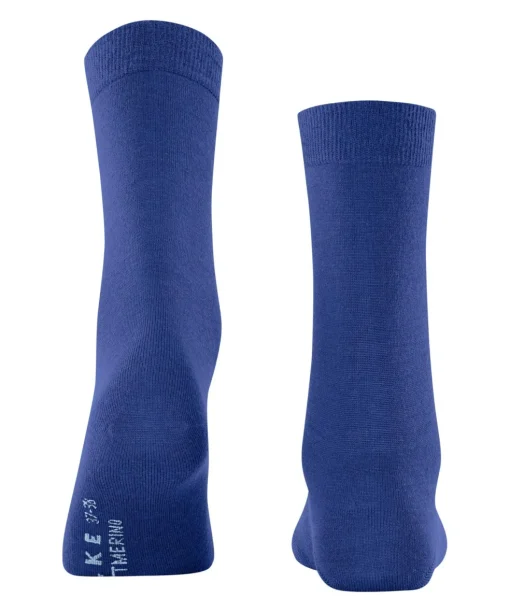 FALKE Softmerino damessokken, kobaltblauw (imperial)