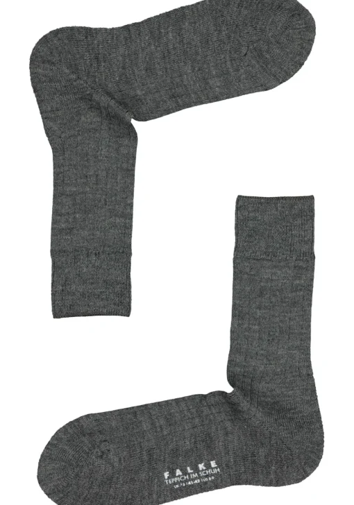 FALKE Teppich im Schuh herensokken, donker grijs (dark grey)