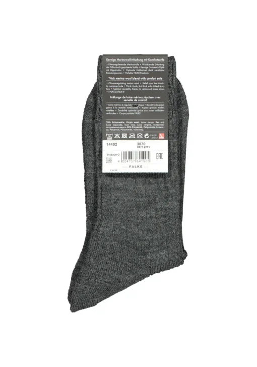 FALKE Teppich im Schuh herensokken, donker grijs (dark grey)