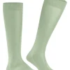 FALKE Tiago heren kniekousen, olijfgroen (pale olive)