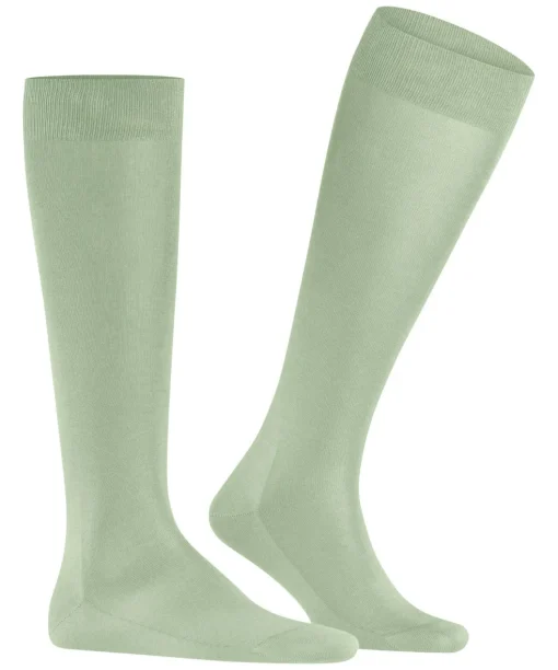 FALKE Tiago heren kniekousen, olijfgroen (pale olive)