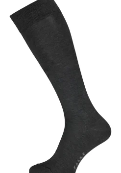 FALKE Tiago heren kniekousen, antraciet (anthracite melange)