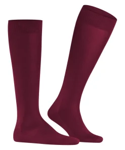 FALKE Tiago heren kniekousen, donkerrood (barolo)