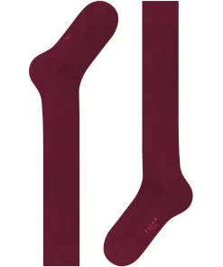 FALKE Tiago heren kniekousen, donkerrood (barolo)
