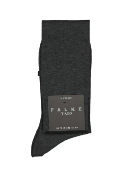 FALKE Tiago heren kniekousen, antraciet (anthracite melange)