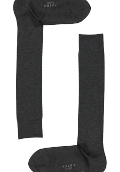 FALKE Tiago heren kniekousen, antraciet (anthracite melange)