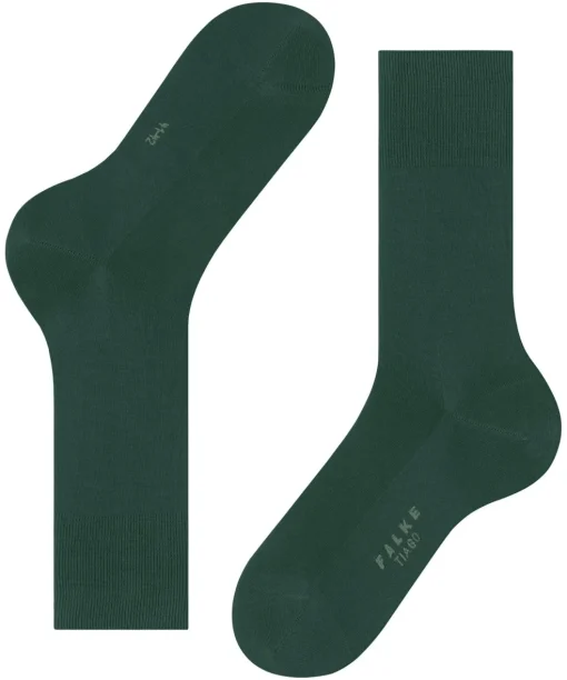 FALKE Tiago herensokken, groen (hunter green)