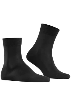 FALKE Tiago herensokken kort, zwart (black)