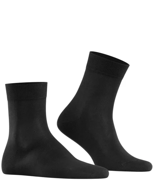 FALKE Tiago herensokken kort, zwart (black)