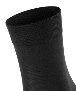 FALKE Tiago herensokken kort, zwart (black)