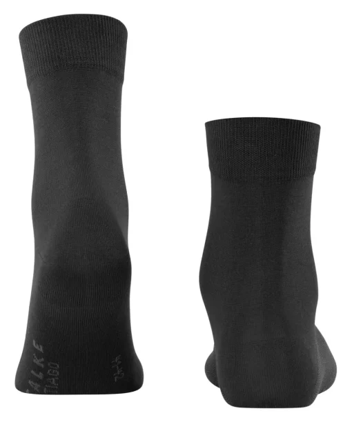 FALKE Tiago herensokken kort, zwart (black)