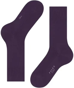 FALKE Tiago herensokken, paars (wine berry)