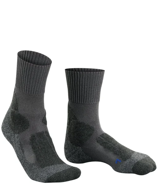 FALKE TK1 Adventure Cool herensokken, antraciet grijs (asphalt mel.)