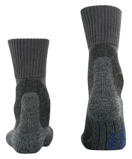 FALKE TK1 Adventure Cool herensokken, antraciet grijs (asphalt mel.)
