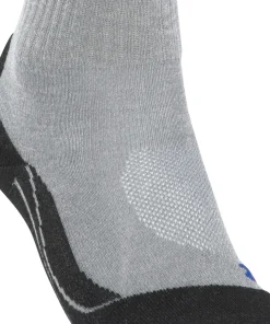 FALKE TK2 Explore Cool Short heren trekking sokken kort, grijs (light grey)