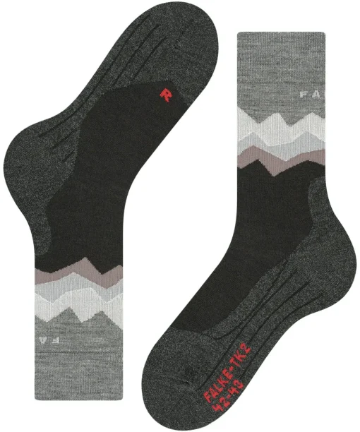 FALKE TK2 Explore herensokken, zwart (black)