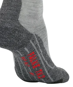 FALKE TK2 Explore Melange heren trekking sokken, grijs (m.grey melange)