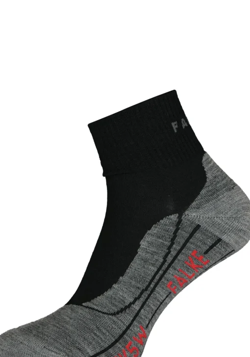 FALKE TK5 Short dames wandelsokken, zwart (black-mix)