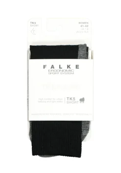 FALKE TK5 Short dames wandelsokken, zwart (black-mix)