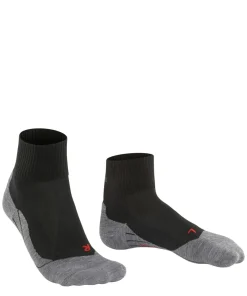 FALKE TK5 Wander Short heren trekking sokken kort, zwart (black-mix)