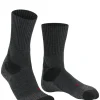 FALKE TKX Expedition dames trekking sokken, asfalt grijs (asphalt melangeange)