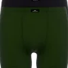 Gotzburg heren boxer extra lange pijp (2-pack), donkergroen en zwart