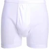Gotzburg heren boxer lang met gulp (1-pack), wit