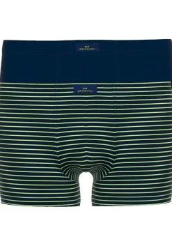 Gotzburg heren boxer normale lengte (2-pack), donkerblauw gestreept