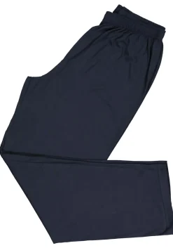 Gotzburg heren pyjama met knoopjes, blauw met rood en wit dessin