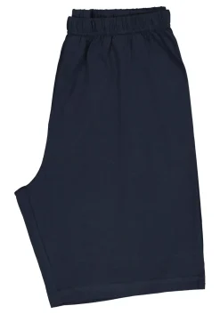 Gotzburg heren shortama, blauw met lichtblauw en wit dessin