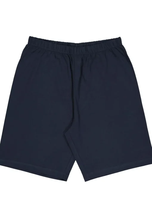 Gotzburg heren shortama, blauw met lichtblauw en wit dessin