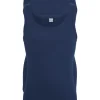 Gotzburg heren singlets Feinripp (2-pack), blauw