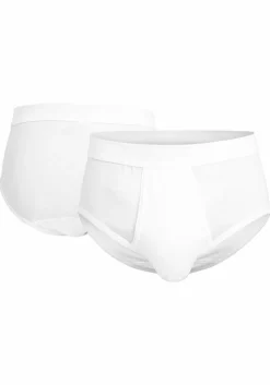 Gotzburg heren slip met gulp (2-pack), wit