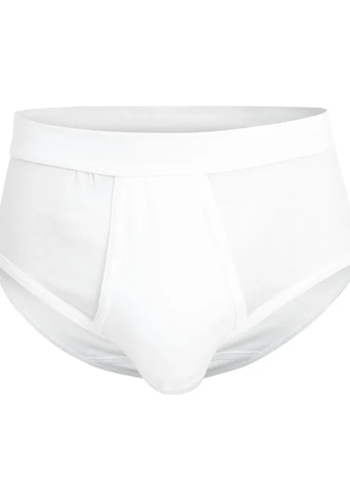 Gotzburg heren slip met gulp (2-pack), wit