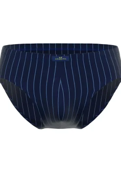 Gotzburg heren sport slip (1-pack), donkerblauw gestreept