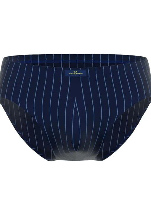 Gotzburg heren sport slip (1-pack), donkerblauw gestreept
