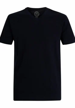 Gotzburg heren T-shirt V-hals (1-pack), donkerblauw