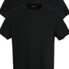 Gotzburg heren T-shirts regular fit O-hals (2-pack), zwart