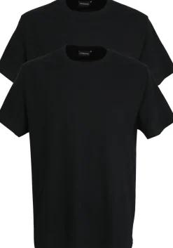 Gotzburg heren T-shirts regular fit O-hals (2-pack), zwart