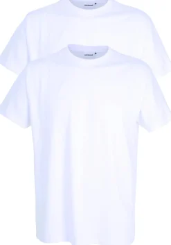 Gotzburg heren T-shirts regular fit O-hals (2-pack), wit