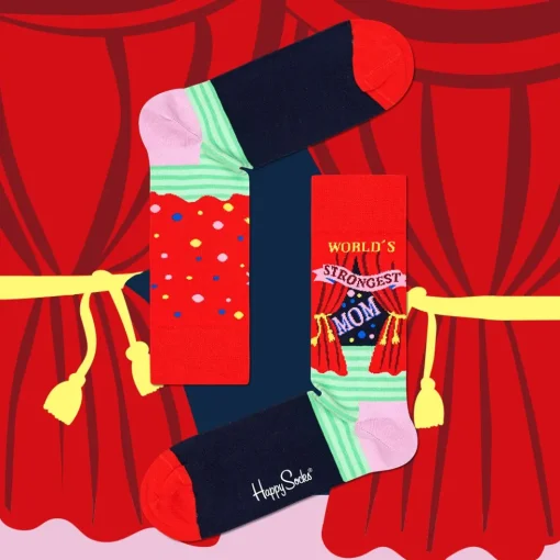 Happy Socks World´s Strongest Mom Sock, unisex sokken