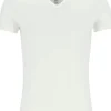 HOM Classic tee-shirt v neck (1-pack), heren T-shirt V-hals, wit