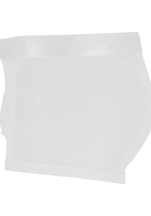 HOM HO1 boxer briefs (1-pack), heren boxer kort met horizontale gulp, wit