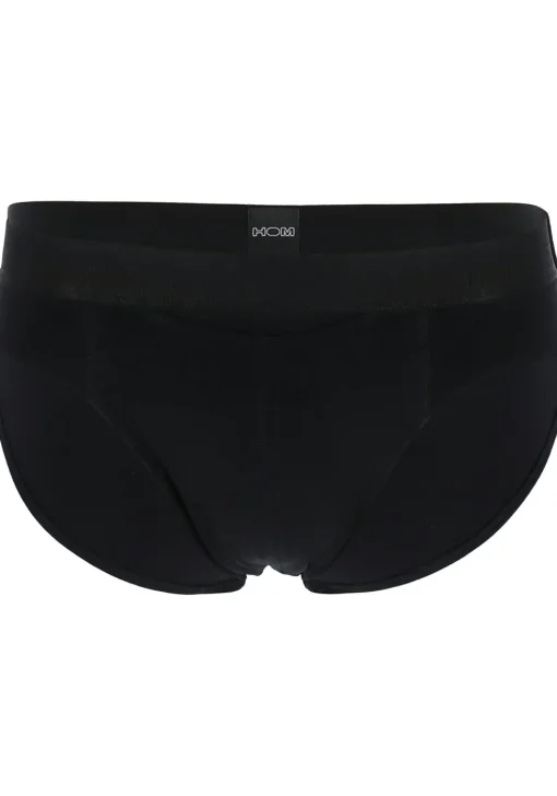 HOM HO1 mini briefs slip (1-pack), herenslip met horizontale gulp, zwart