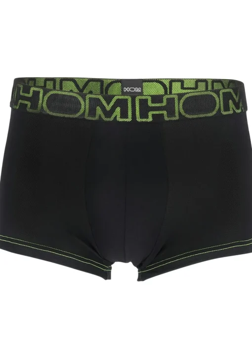 HOM Illusion boxer briefs (1-pack), heren sport boxer kort, zwart