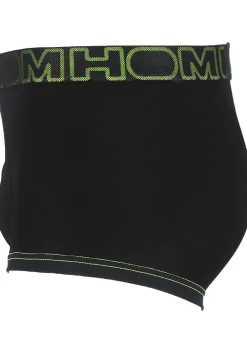 HOM Illusion boxer briefs (1-pack), heren sport boxer kort, zwart